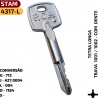 REFER�NCIAS:
::G - 713
::J�- A27.0004
::L�- 004
::D�- 1184
::C�digo Stam - 41005



APLICA��O:
:: Fechaduras Stam 1001 - 1002 - 1003 - KIT SEG. 1500/1600



CARACTER�STICA:
:: Chave Tetra Niquelada