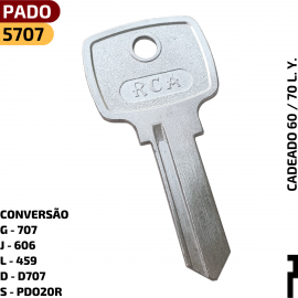 Convers�o do C�digo RCA:

G - 707

J - 606

L - 459

D - D707

S - PDO20R