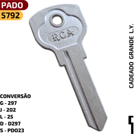 Chave Yale Pado 5792