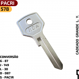 Chave Yale Pacri 578