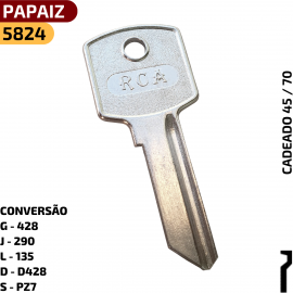 Converso do Cdigo RCA:

G - 428

J - 290

L - 135

D - D428

S - PZ7