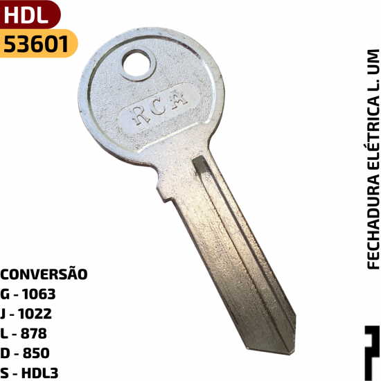 Convers�o do C�digo RCA:

G - 1063

J - 1022

L - 878

D - 850

S - HDL3